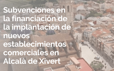 Subvención para titulares de establecimientos de Alcalà de Xivert